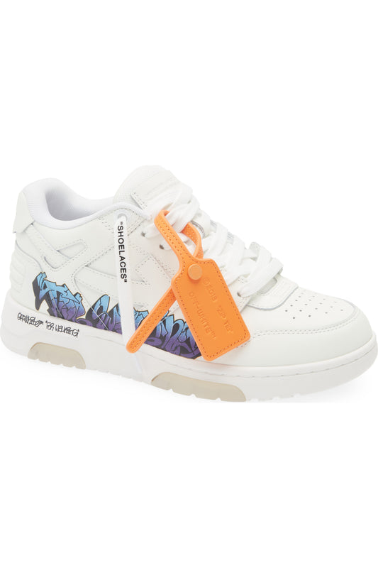 Off-White ooo Blanco "For Walking grafiti"