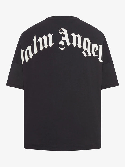Palm Angels Black Classic Logo Over T-shirt