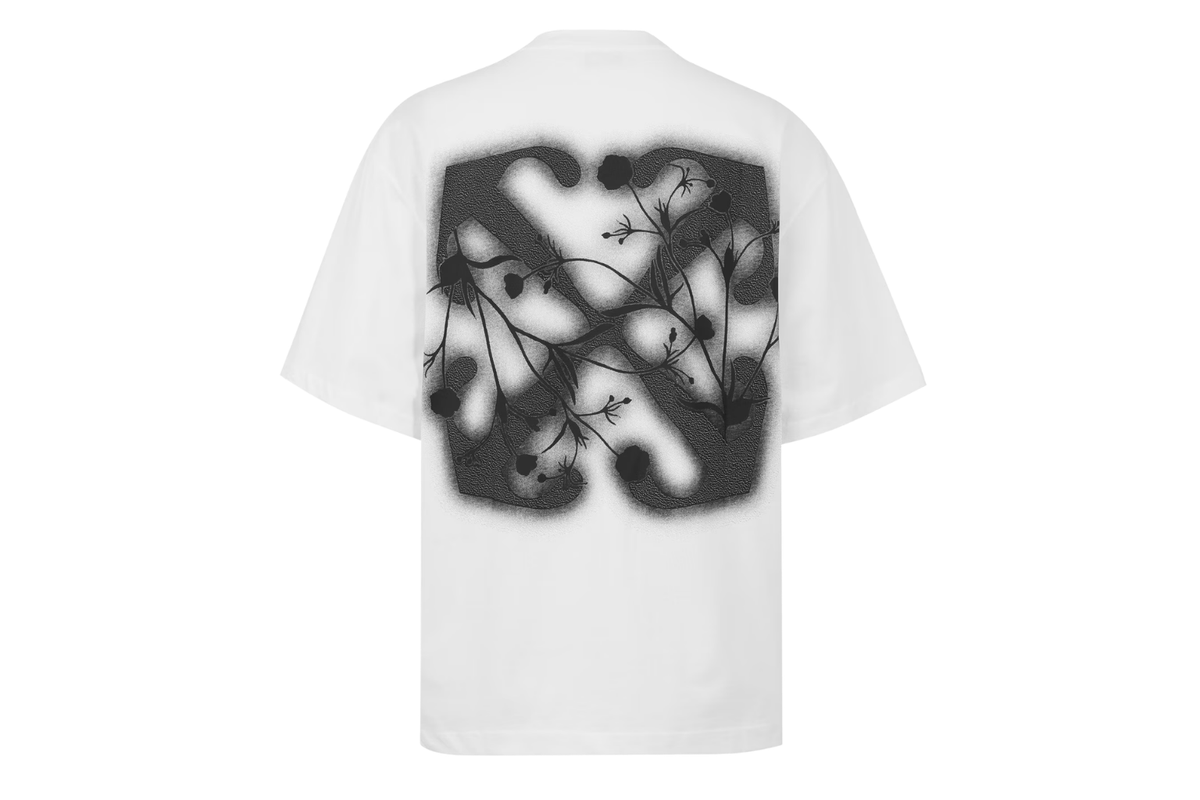 Off-White Flower Skate T-Shirt