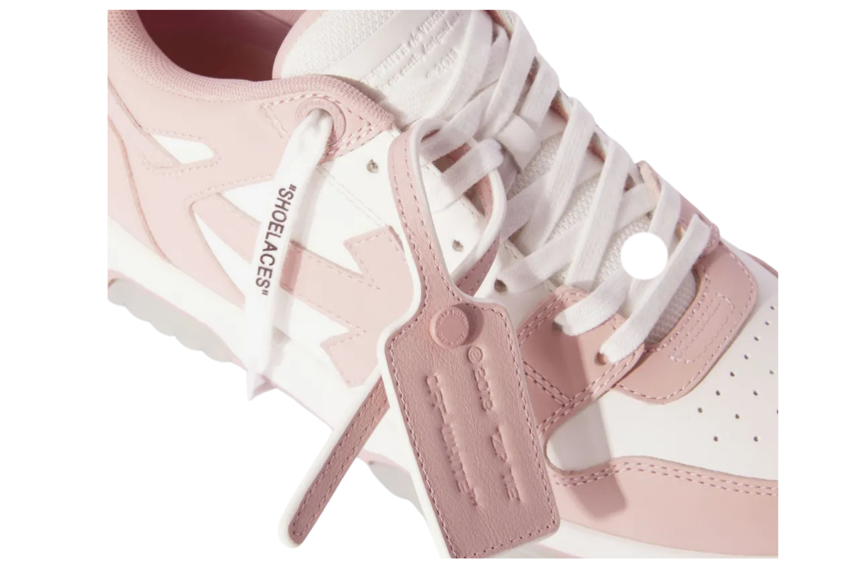 Off-White "OOO" Low Tops Pink White.