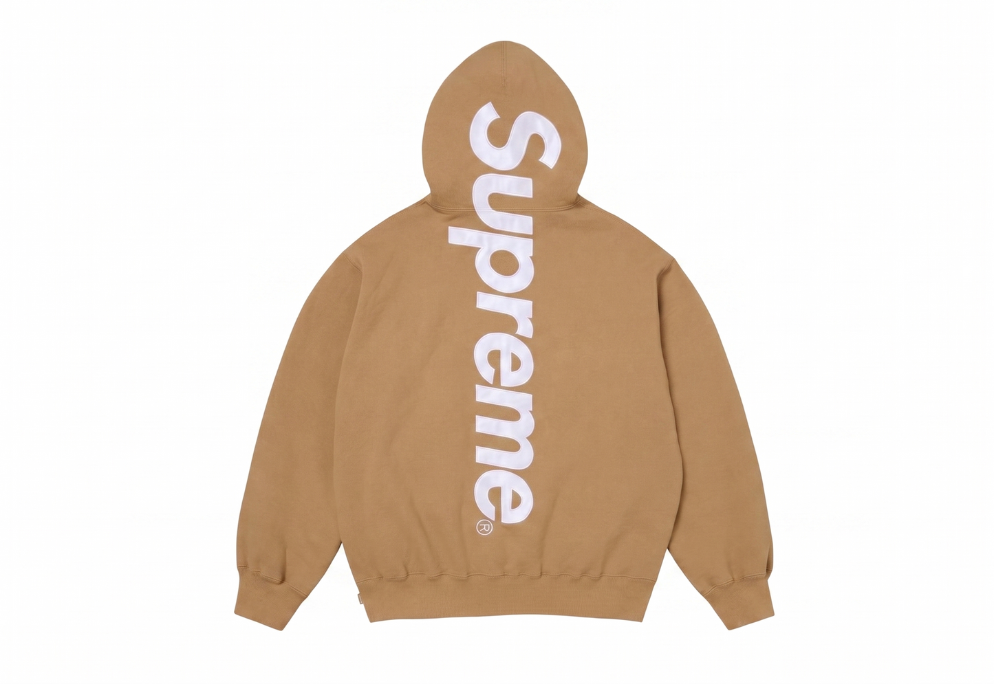 Supreme satin-appliqué hoodie