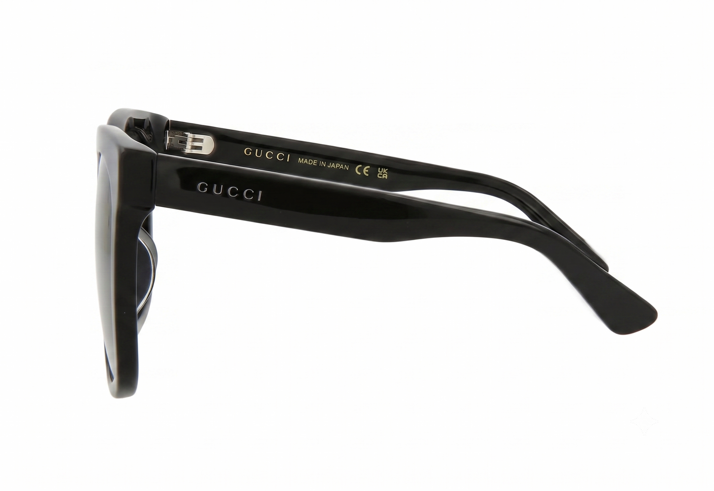 Gucci 56mm Square Sunglasses BLACK GREY
