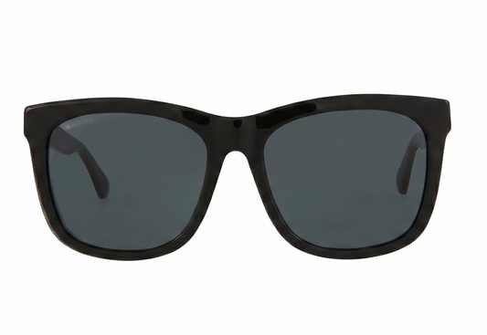 Gucci 56mm Square Sunglasses BLACK GREY