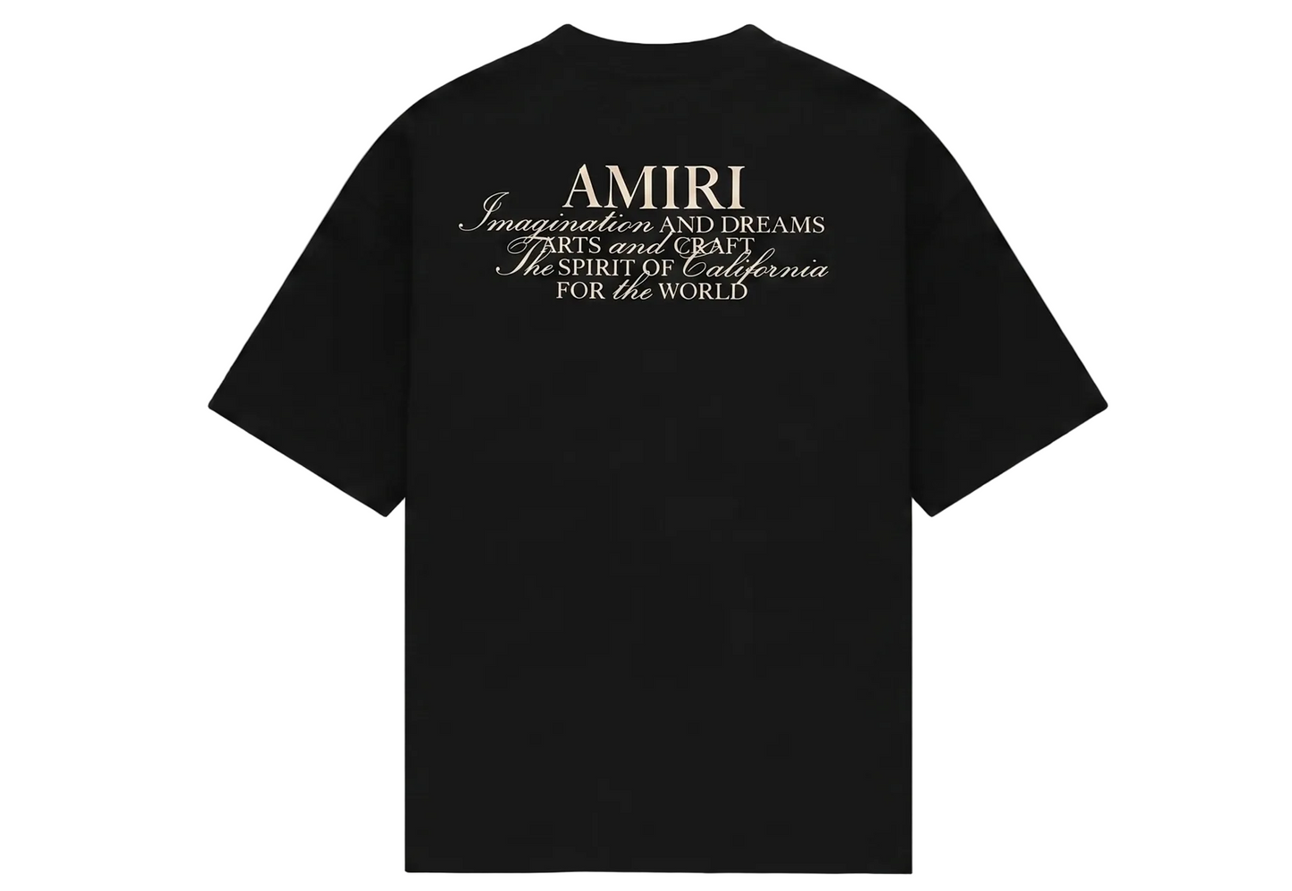 AMIRI T-Shirt Black Spirit Tee