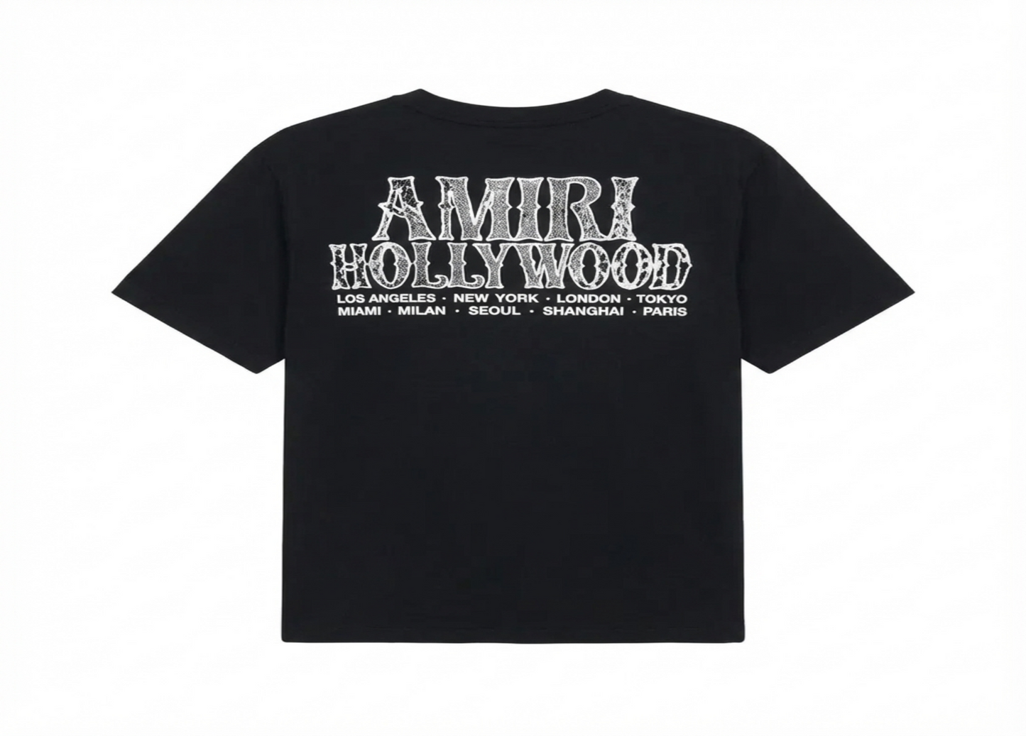 AMIRI T-Shirt Black Amiri Hollywood