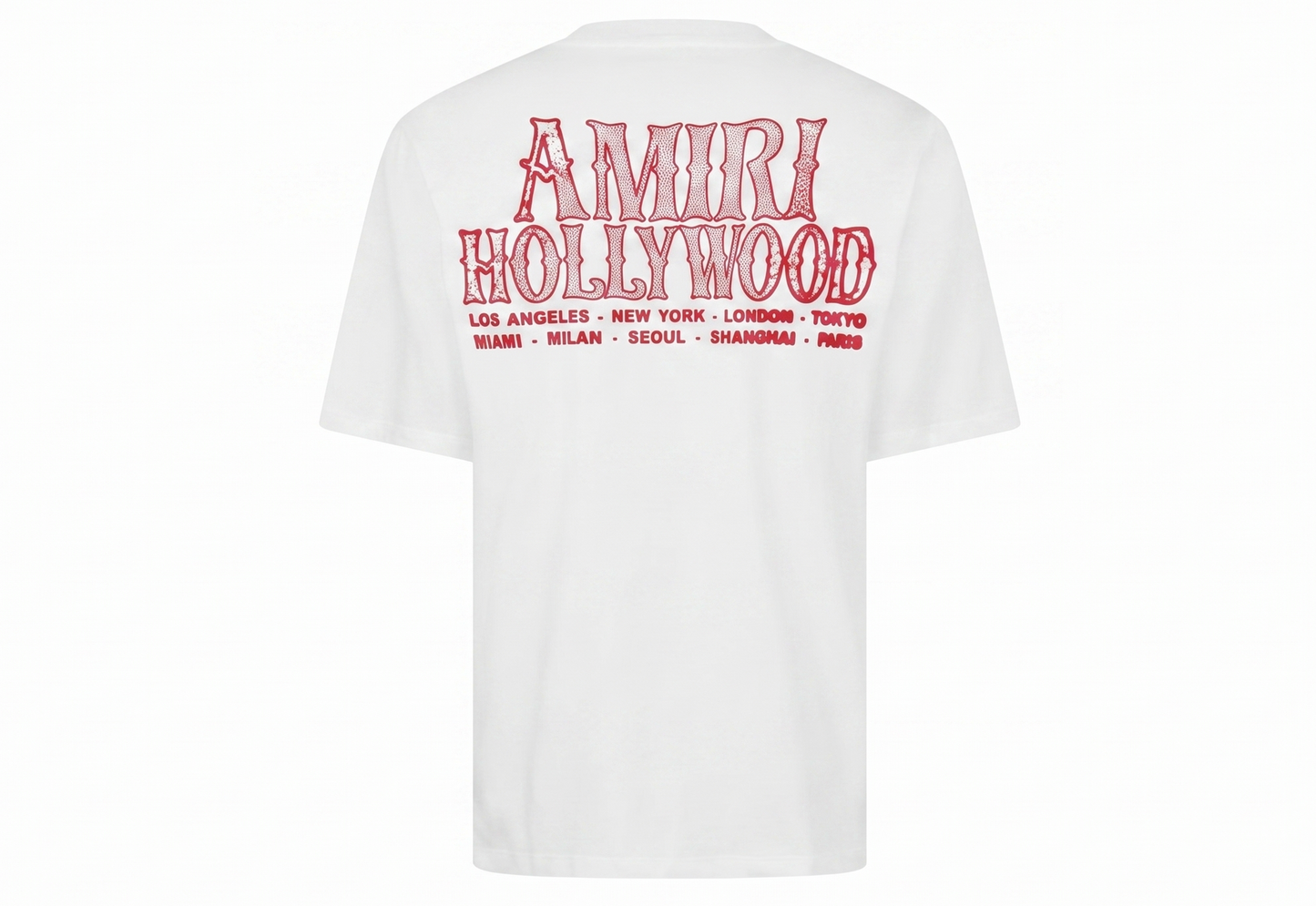 AMIRI T-Shirt White Amiri Hollywood