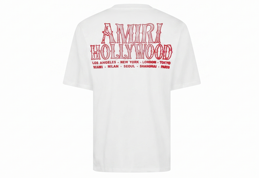 AMIRI T-Shirt White Amiri Hollywood