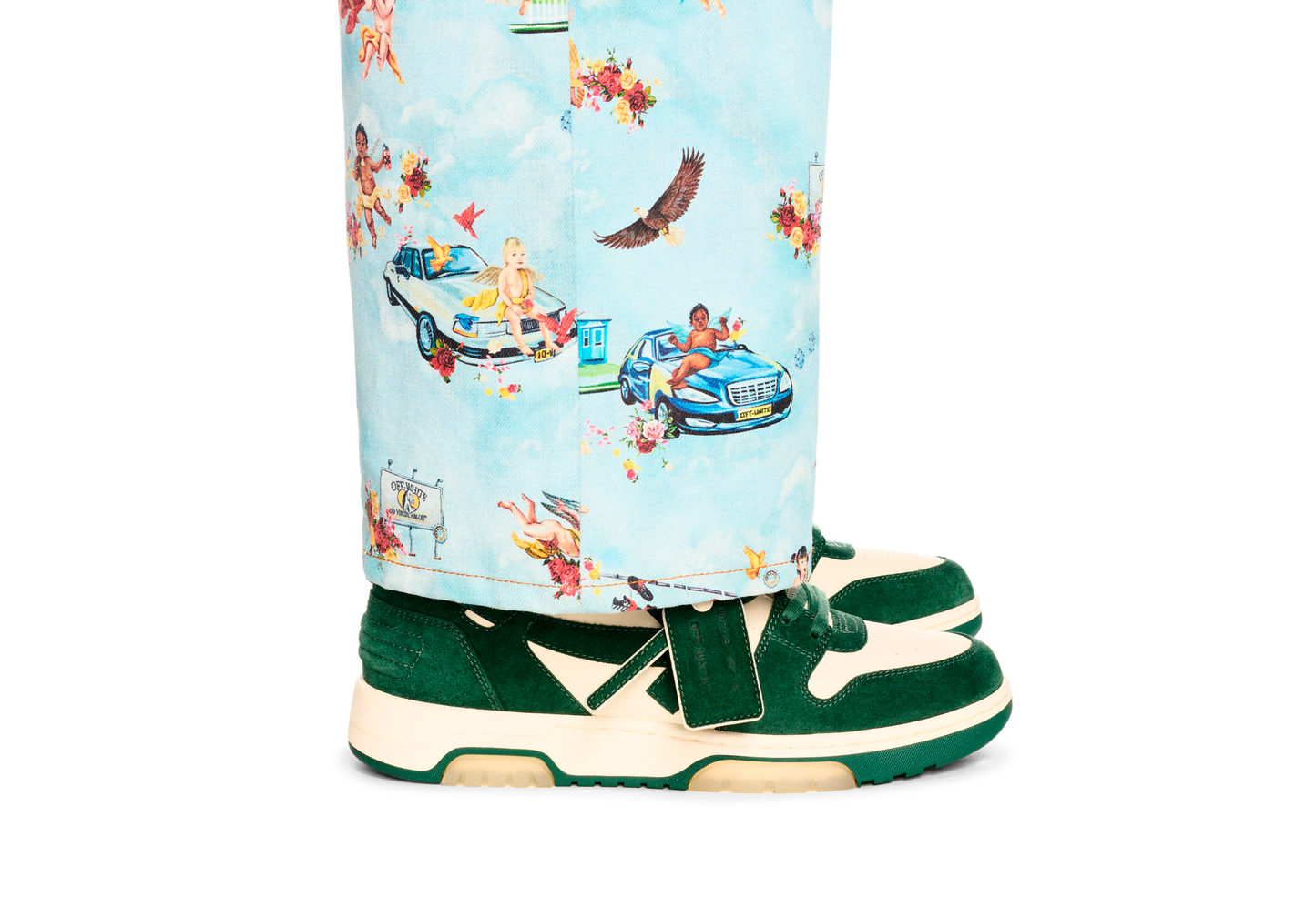 OFF-White OOO Suede "Green"