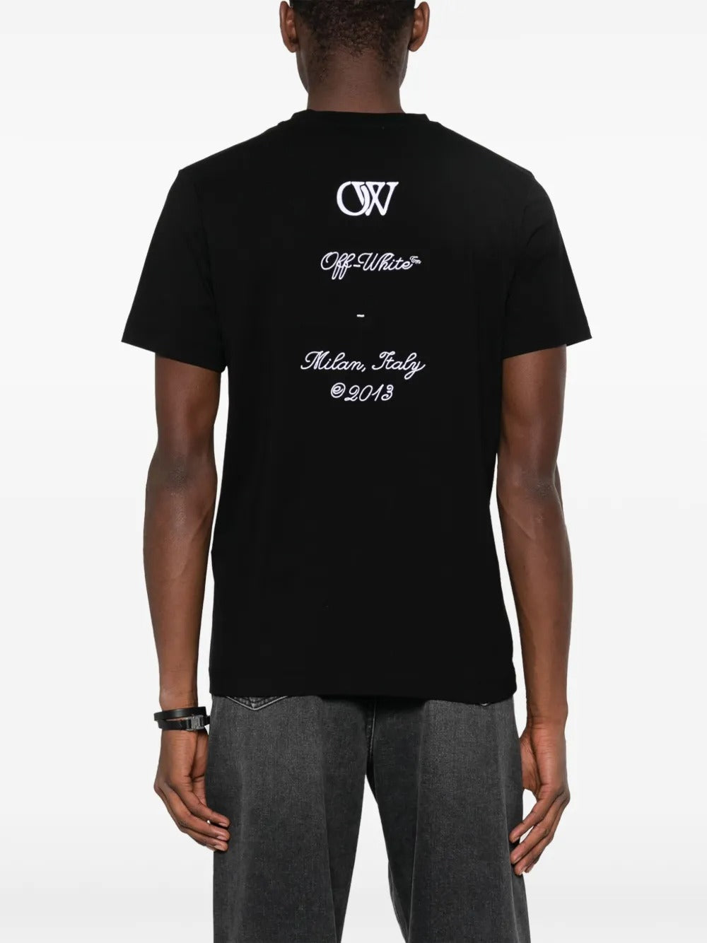 Off-White Slim Fit Cotton 23 Crew-neck T-shirt
