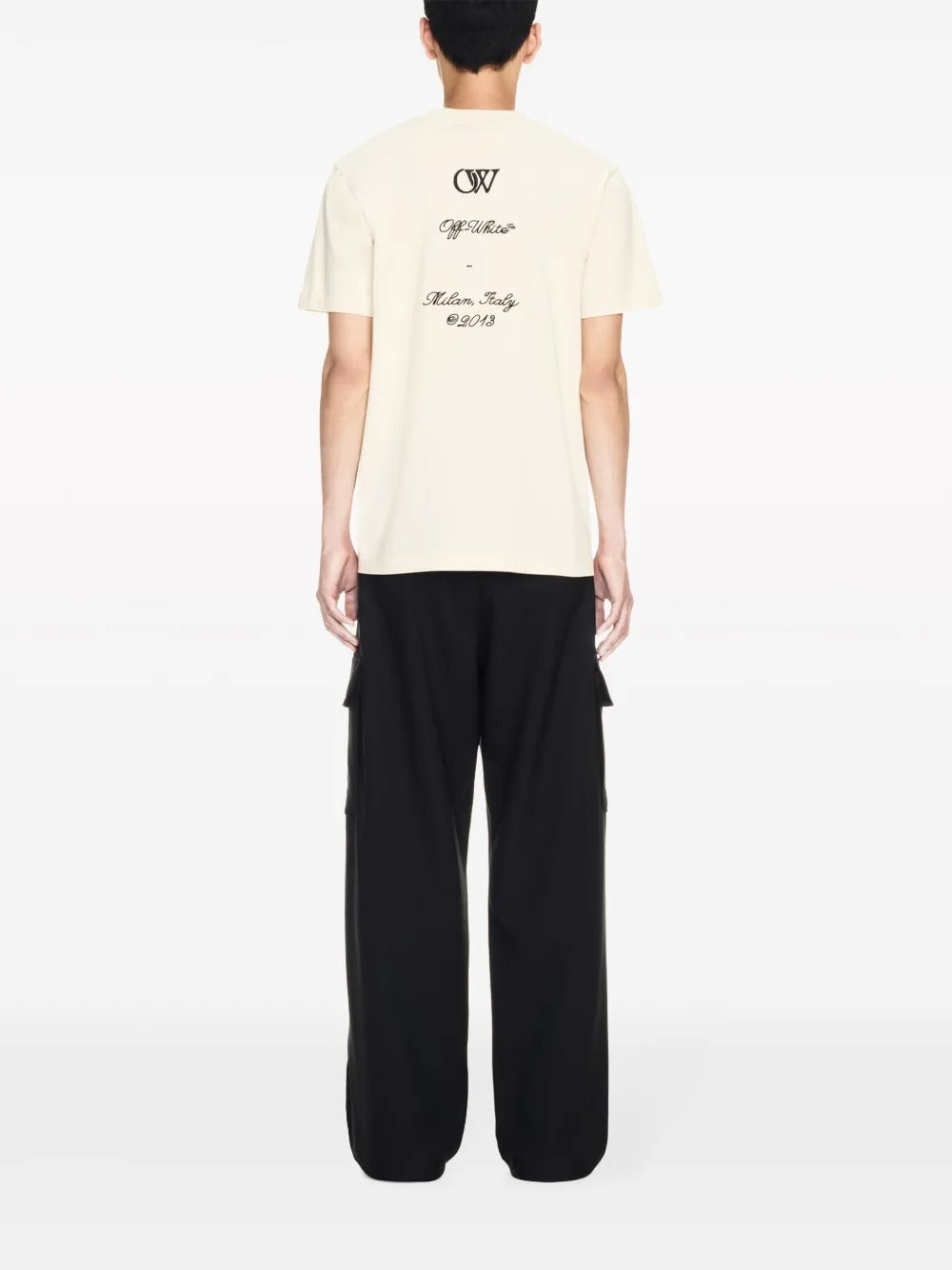Off-White Embroidered 23 T-shirt with Slim Fit