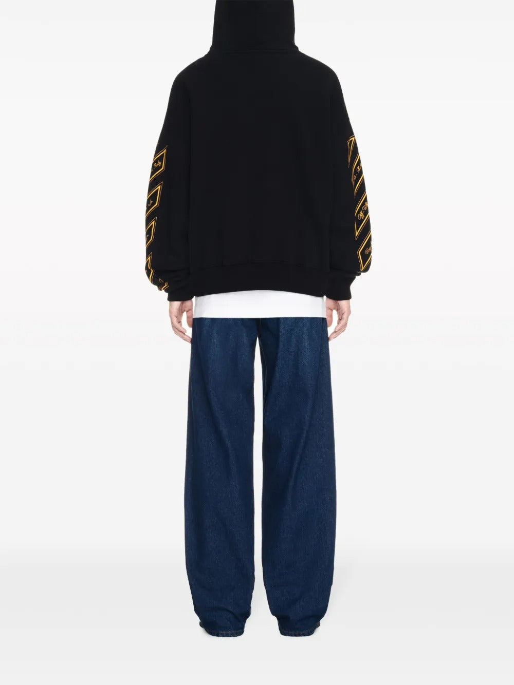 Off-White Brushed Cotton OW23 Skate Fit Hoodie