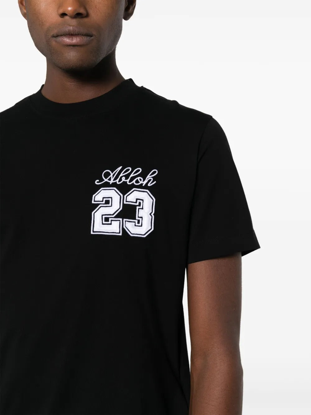 Off-White Slim Fit Cotton 23 Crew-neck T-shirt