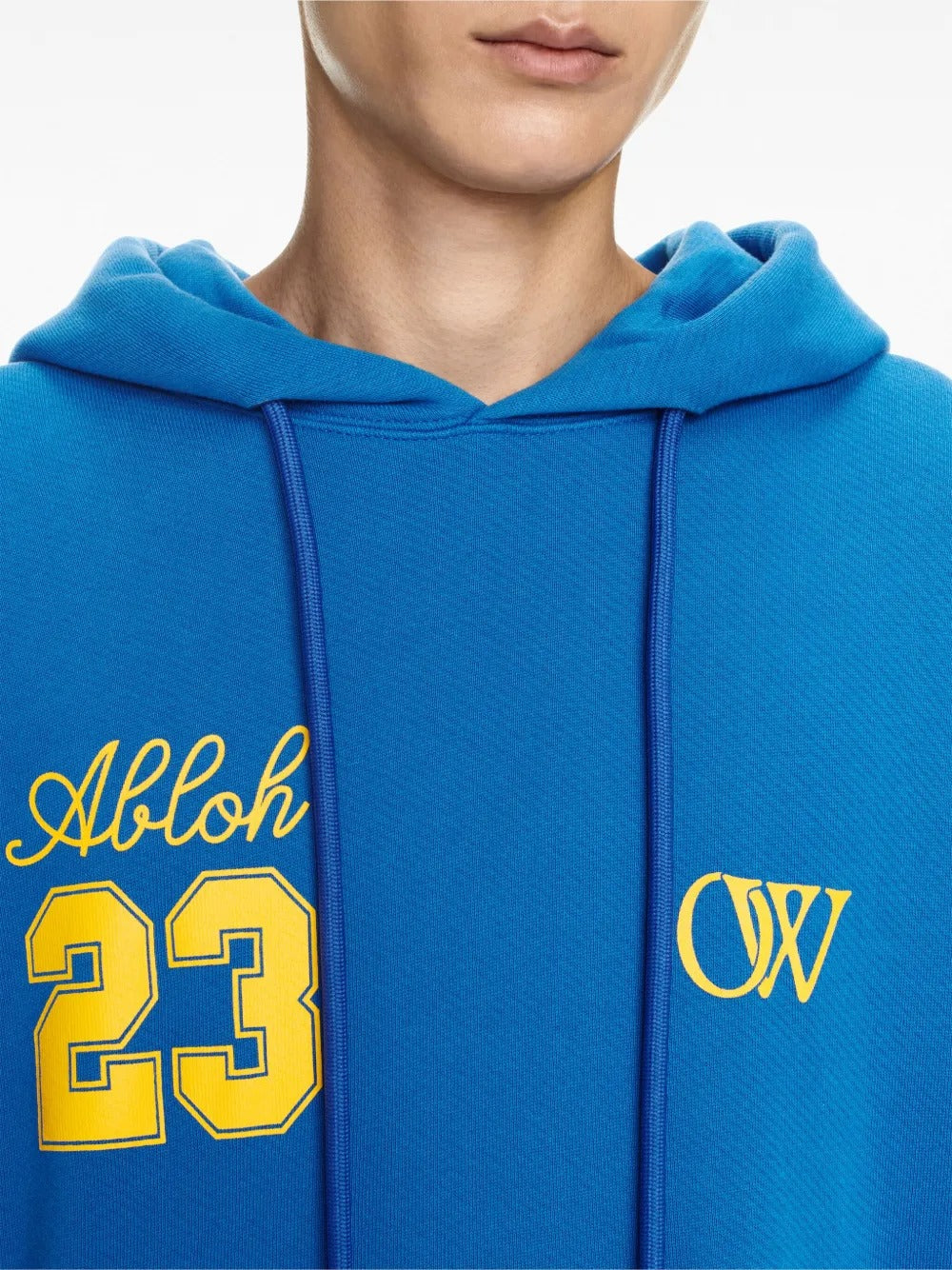 Off-White Brushed Cotton OW23 Skate Fit Hoodie