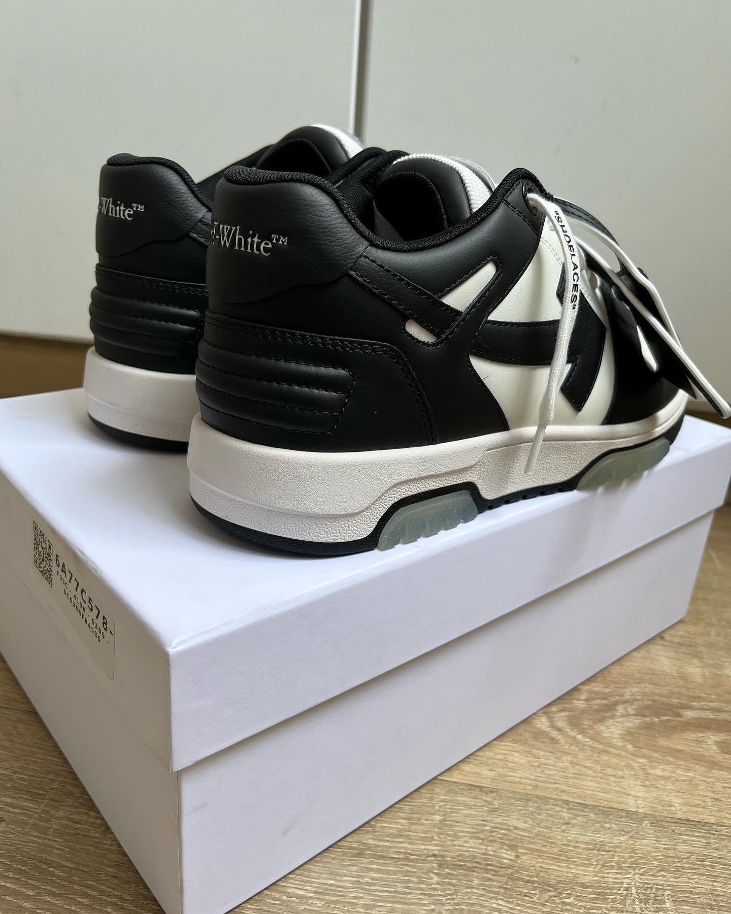 Off-White Out Of Office Calf Leather Panda
