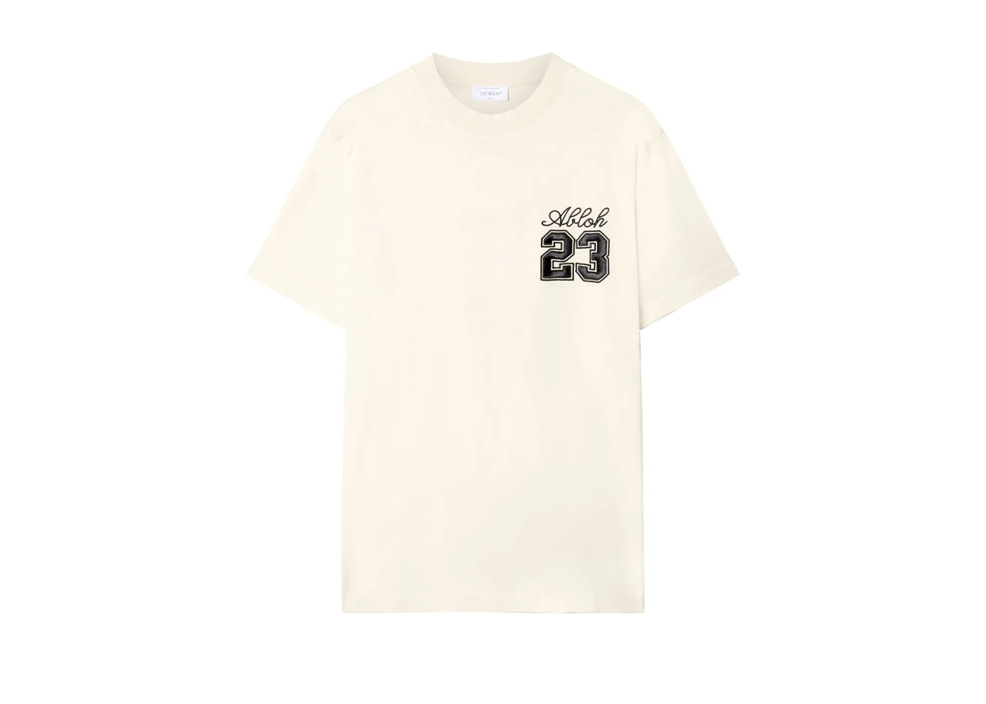 Off-White Embroidered 23 T-shirt with Slim Fit