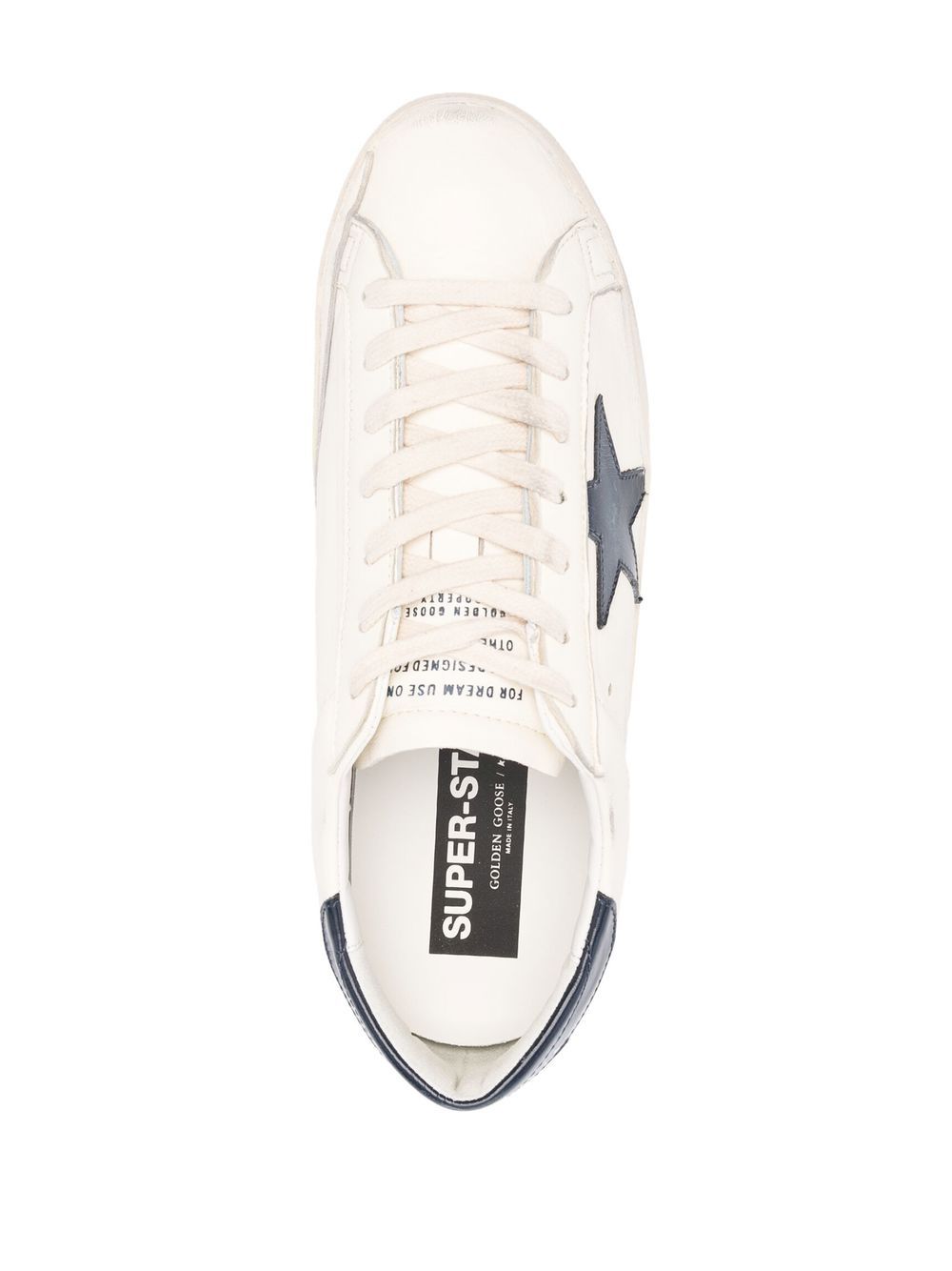 Golden Goose Super-Star Leather Sneakers White/Black