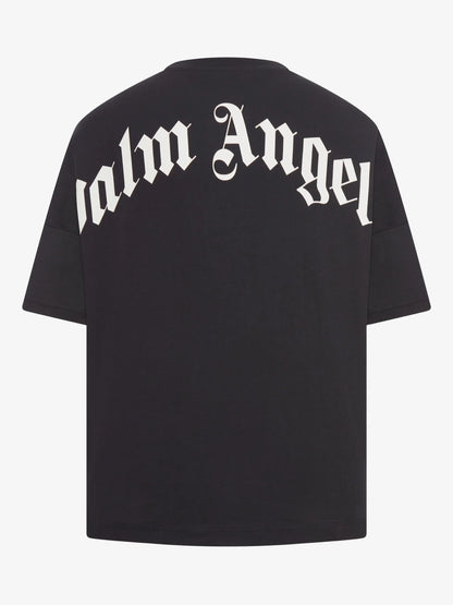 Palm Angels Black Classic Logo Over T-shirt