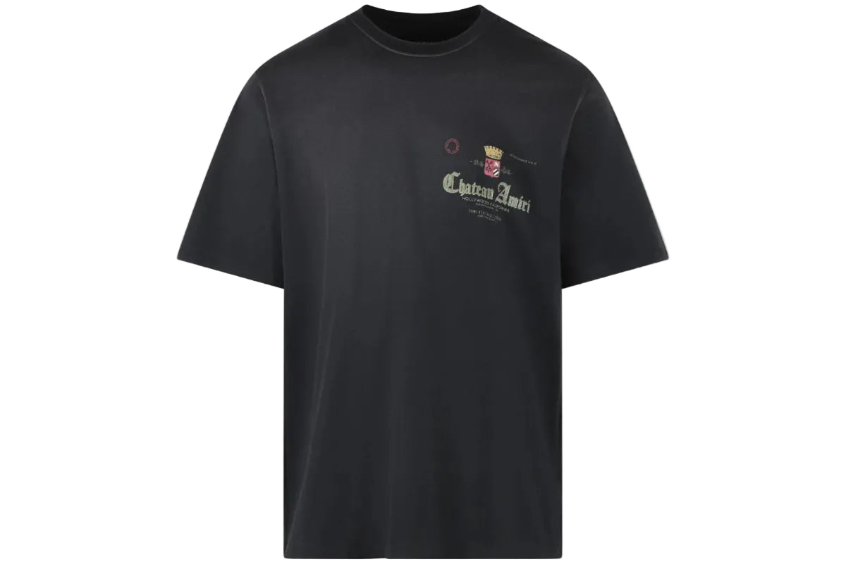 Amiri Logo-Printed Crewneck T-Shirt Black