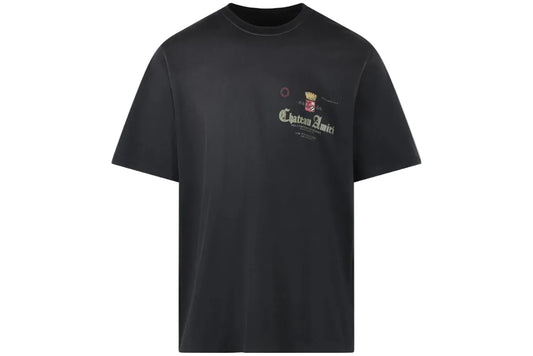 Amiri Logo-Printed Crewneck T-Shirt Black