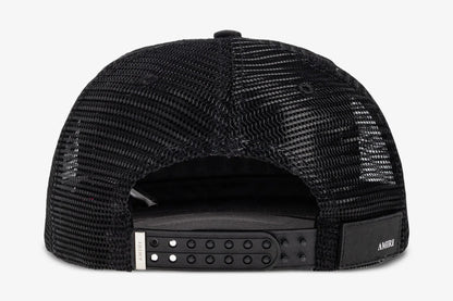 AMIRI Black & White Eagle Trucker Cap