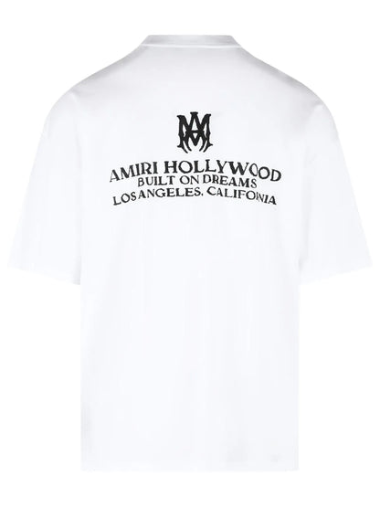 Amiri short sleeve Crewneck White "Holywood"