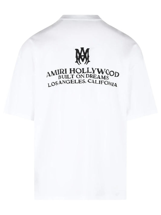Amiri short sleeve Crewneck White "Holywood"