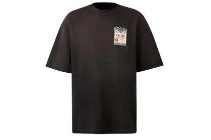 AMIRI Black Chateau Stamp Oversized T-Shirt