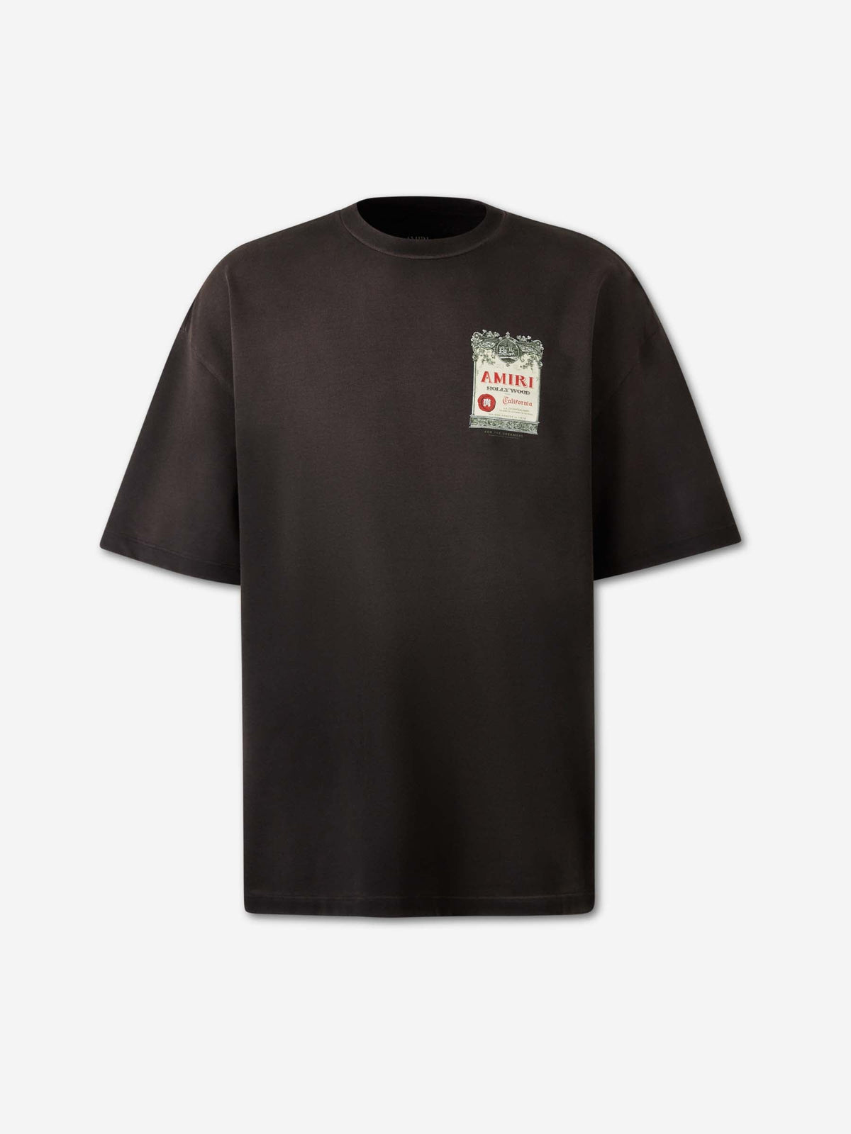 AMIRI Black Chateau Stamp Oversized T-Shirt