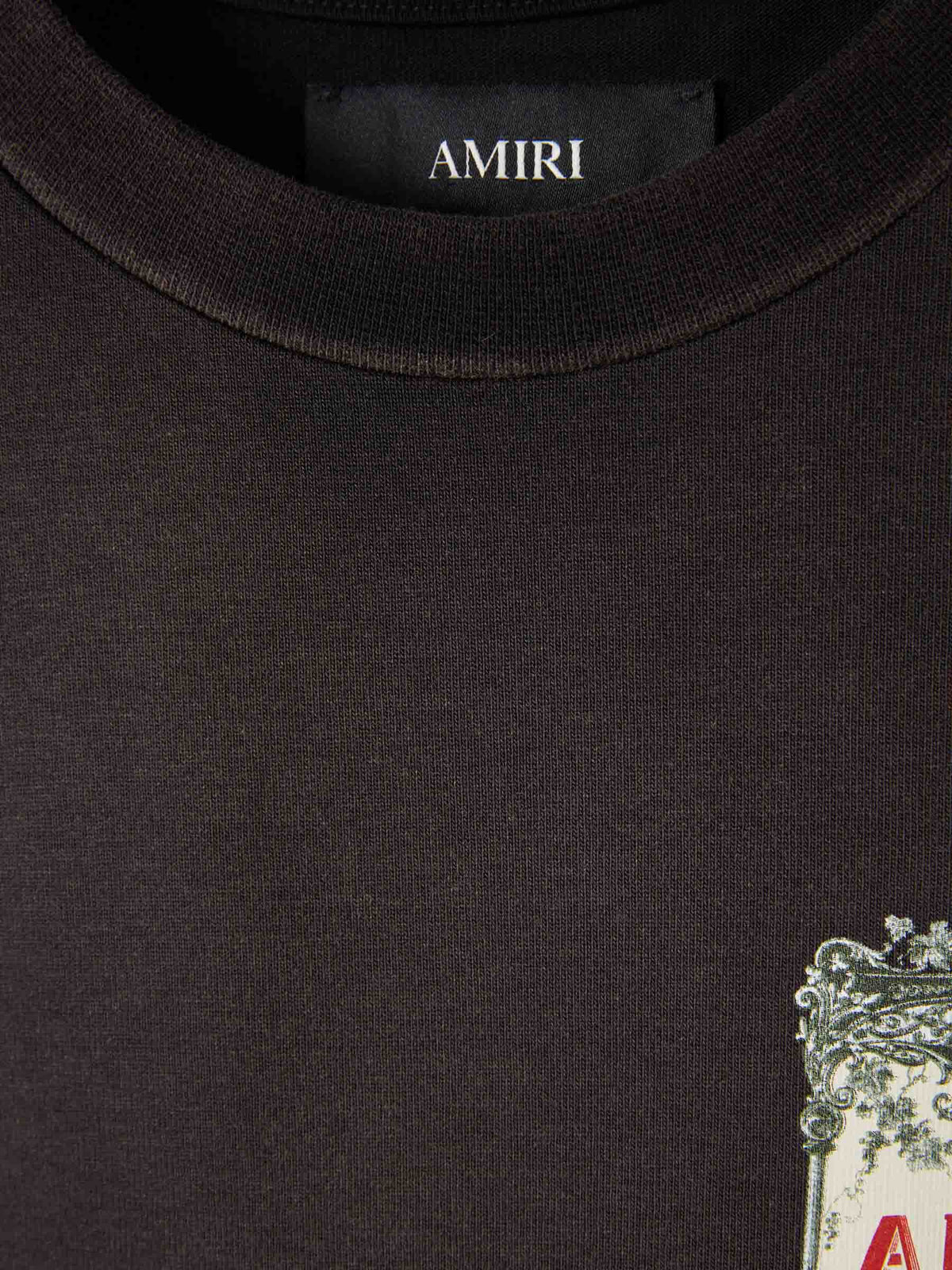 AMIRI Black Chateau Stamp Oversized T-Shirt