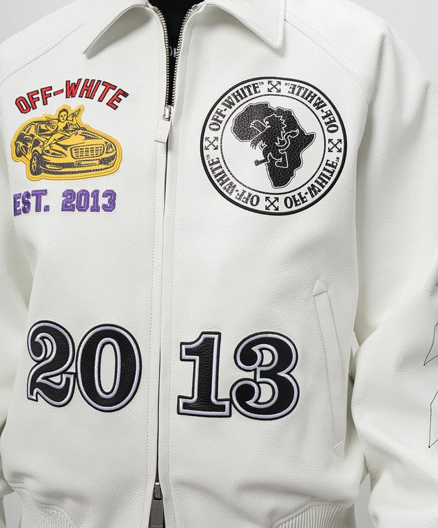 OFF WHITE Jacket University Rhino White