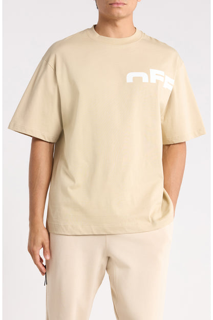 Off-White Shared Skate Graphic T-Shirt Brown Rice