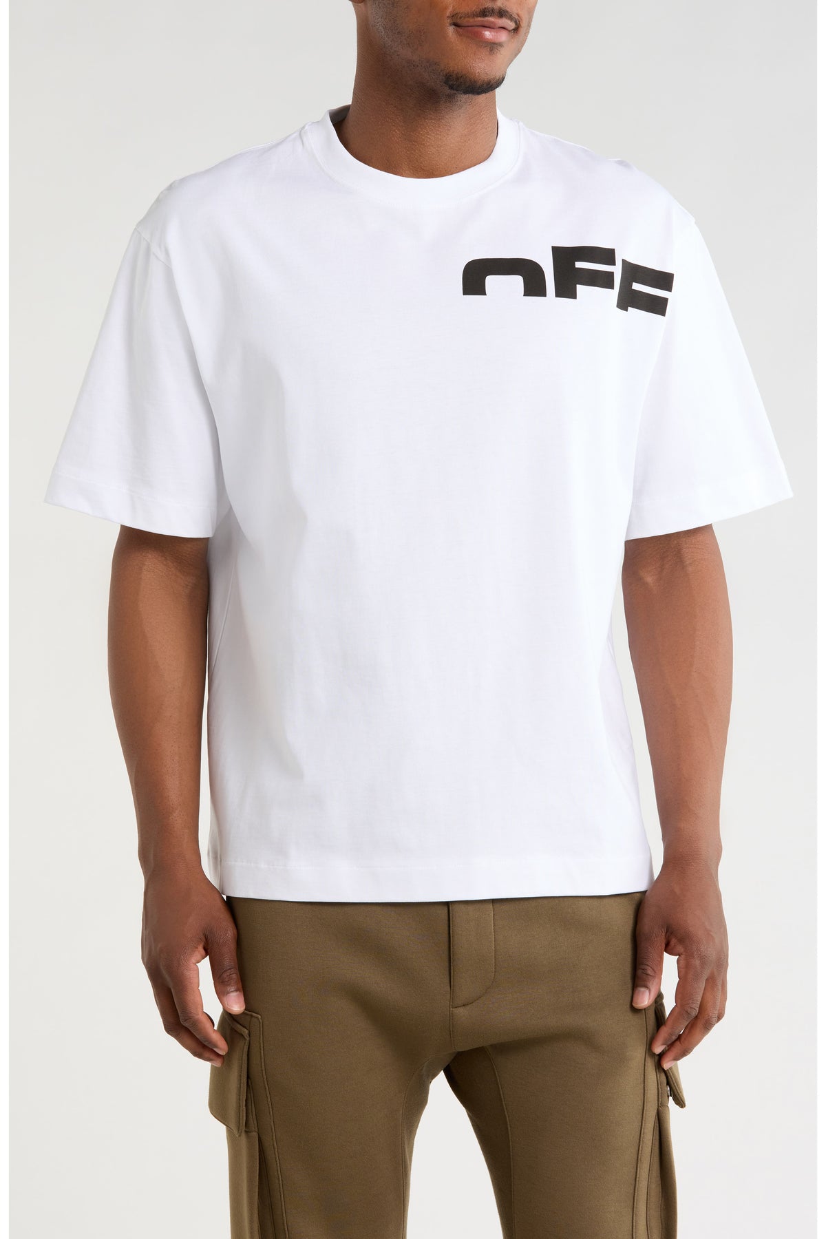 Off-White Logo Graphic T-Shirt White Black
