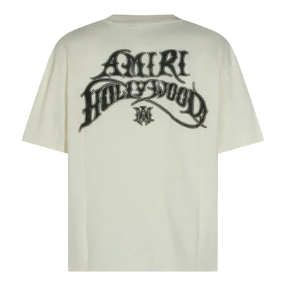AMIRI Hollywood White Amiri T-Shirt