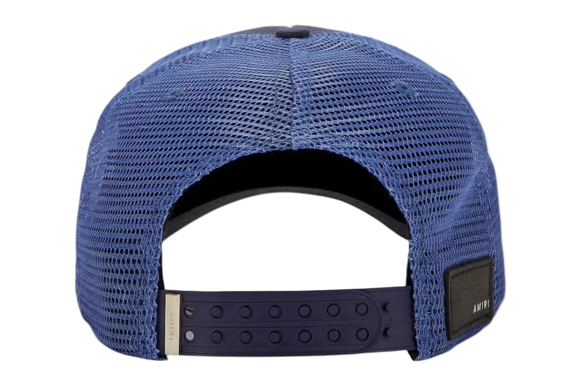 AMIRI MA Trucker Hat Navy Blue/White