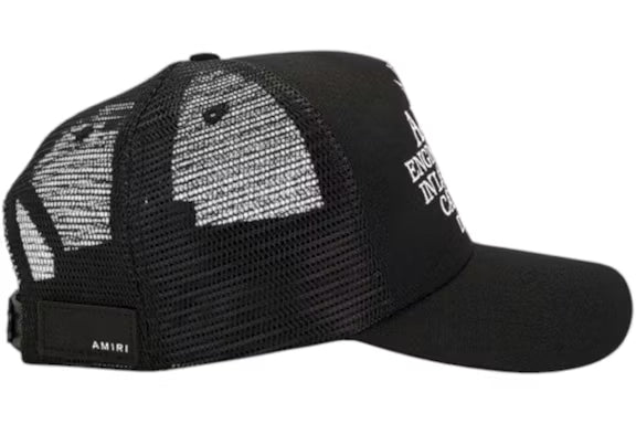 AMIRI Pegasus Trucker Hat Black