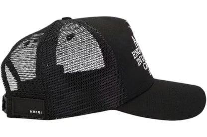 AMIRI Pegasus Trucker Hat Black