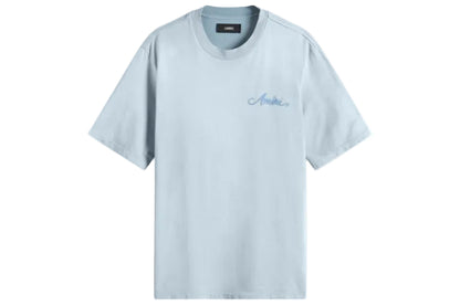 AMIRI Bleach Bandana Patch T-shirt "Ashley Blue"