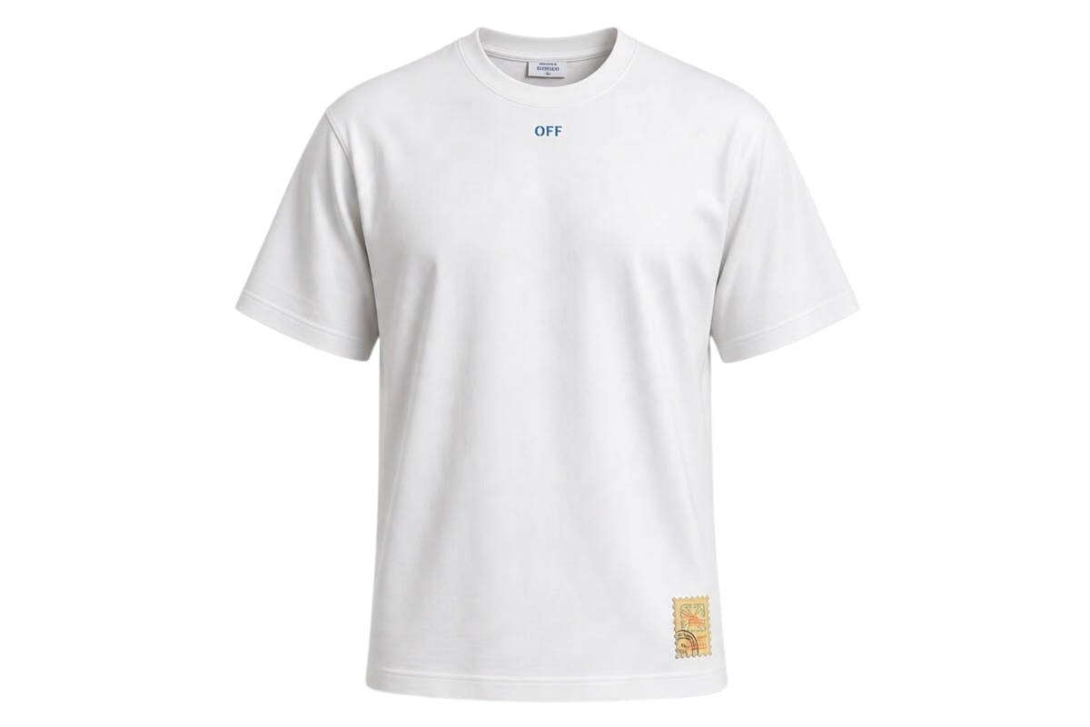 Off -White Printed cotton jersey