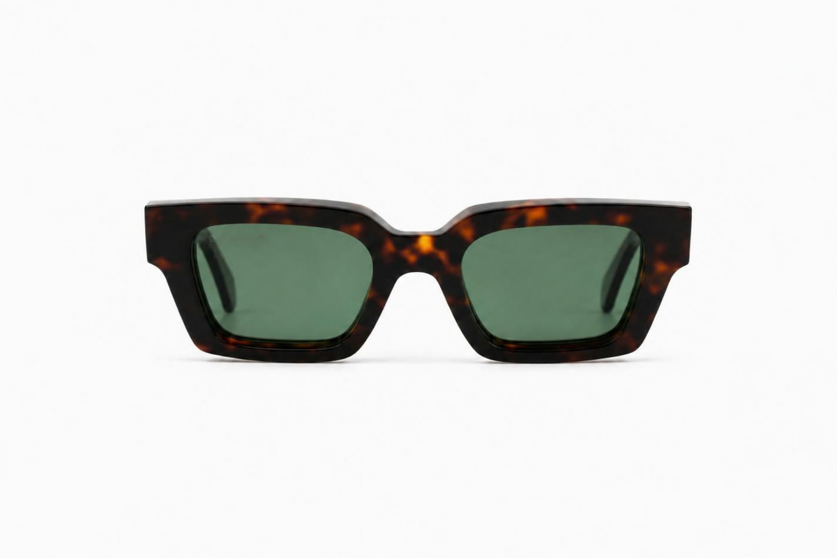 Off-White Sunglasses Virgil Havana Green