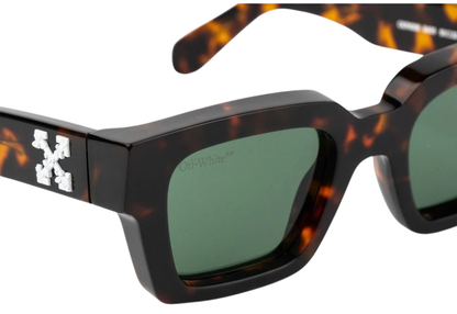 Off-White Sunglasses Virgil Havana Green