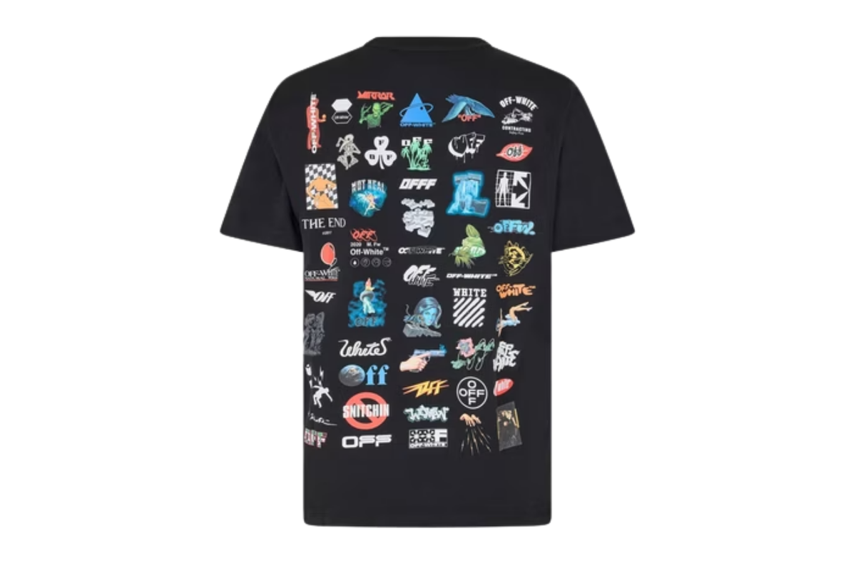 Off-White Logic T-Shirt Black Multi-logo