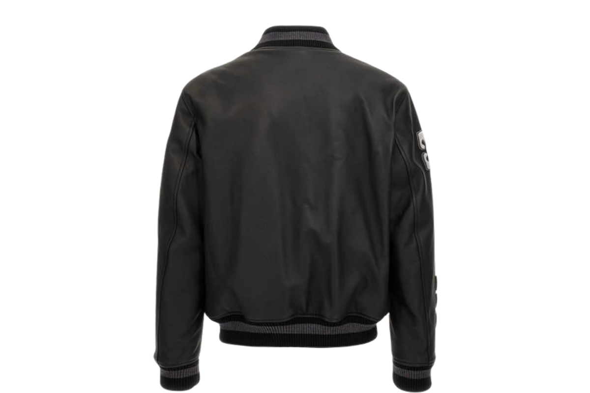 OFF WHITE Jacket Varsity Leather