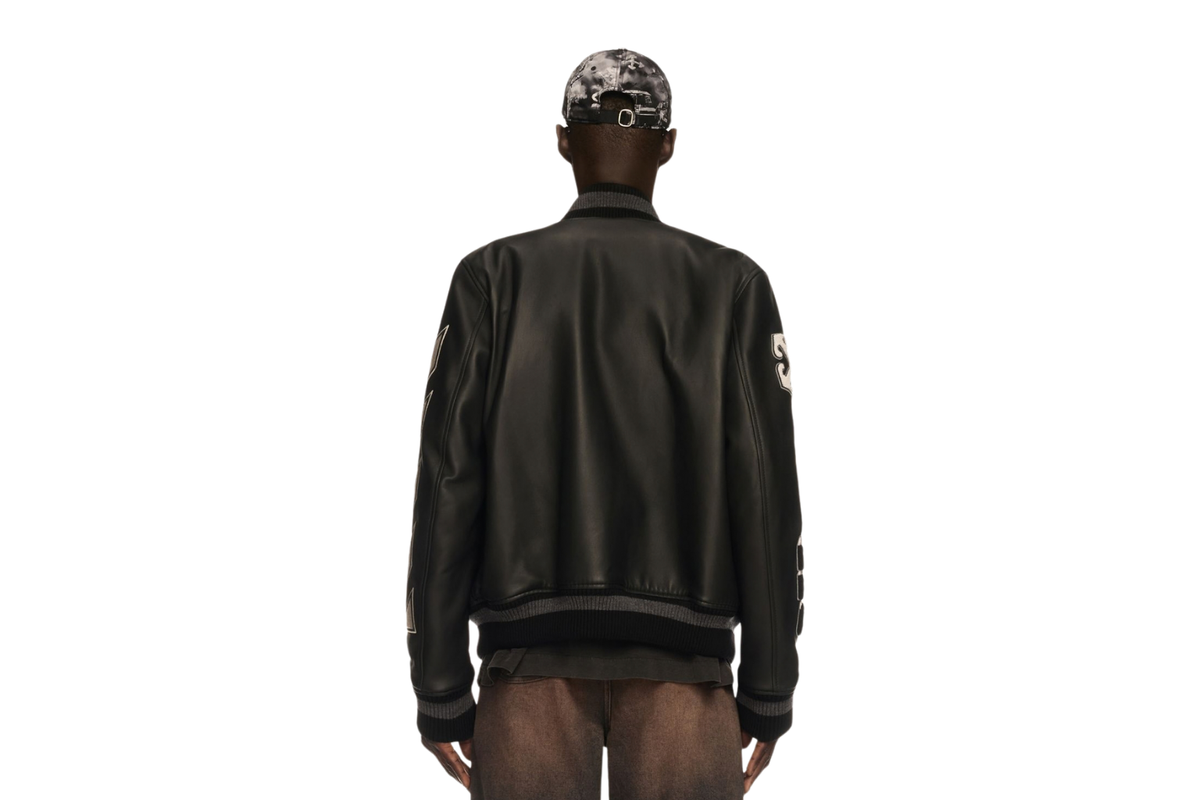 OFF WHITE Jacket Varsity Leather
