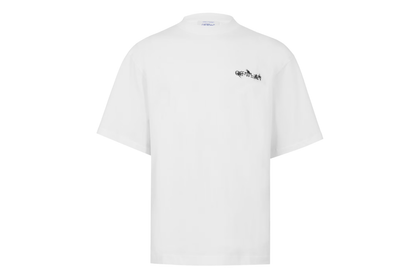 Off-White Flower Skate T-Shirt