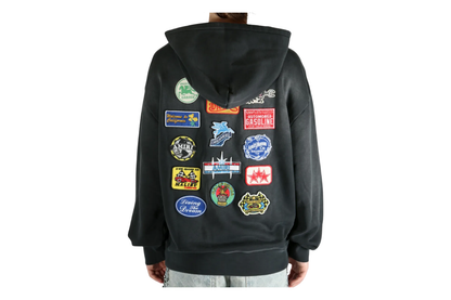 AMIRI Station Patch Oversized Hoodie