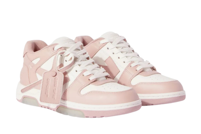 Off-White "OOO" Low Tops Pink White.
