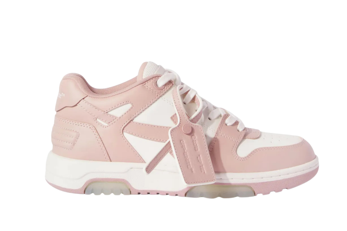 Off-White "OOO" Low Tops Pink White.