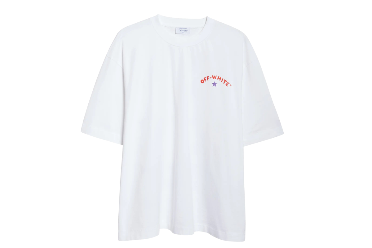 Off-White Star Arrow Skate Graphic Cotton