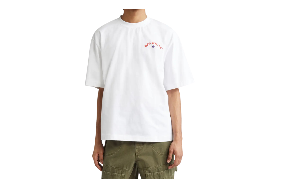 Off-White Star Arrow Skate Graphic Cotton