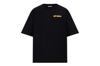 Off-White Black with logo print
